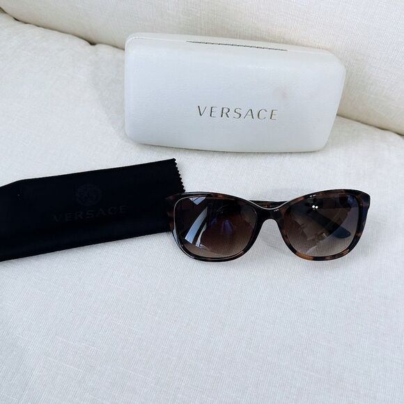 Versace 4293B Brown Tortoise Sunglasses for Women - Picture 6 of 6